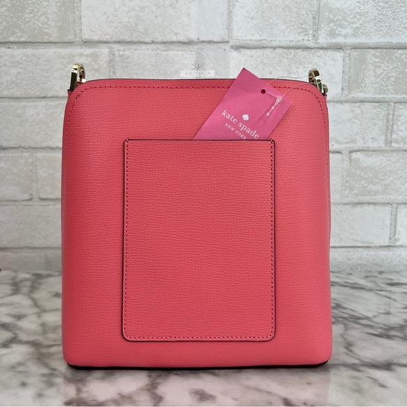 Kate Spade Darcy Bucket Bag & Small Zip Card Case Wallet In Peach Nectar Pink - Picture 5 of 15